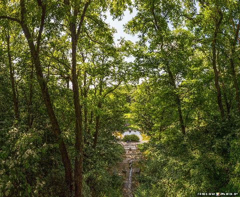 Gemeinde Waldkraiburg Landkreis Mühldorf Stadtpark Aussichtsplattform Aussicht (Dirschl Johann) Deutschland MÜ